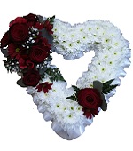 Open Heart (Based) funerals Flowers